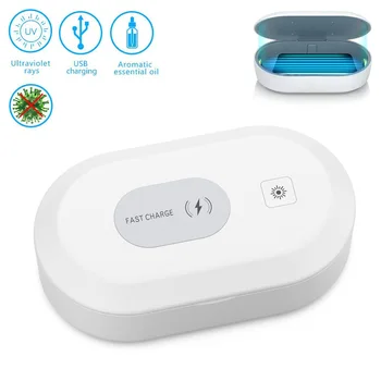 

UV Mobile Phone Sterilization Container Ultraviolet Masks to Disinfect the 15W Wireless Sterilization Container