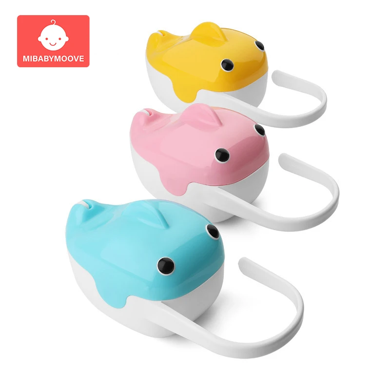 1Pc Baby Pacifier Storage Box Portable Cute Whale Shape Kids Pacifier Nipple Cradle Case Holder Travel Storage Box Pacifier Box