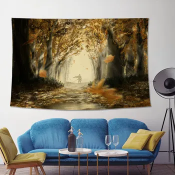 

Ghost of Tsushima Game Hanging Surrounding Poster Horse Ghost Tapestry Background Cloth Bedroom Dormitory Bedside Hanging Cloth