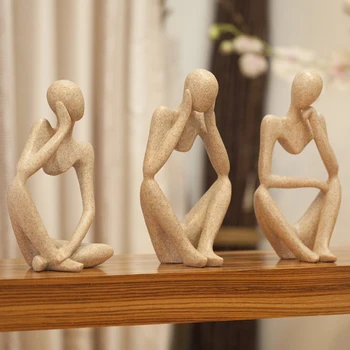 

Europe Abstract creative Home Decor Office Desktop Ornaments Art Figurines & Miniatures Living Room Furnishing Decoration