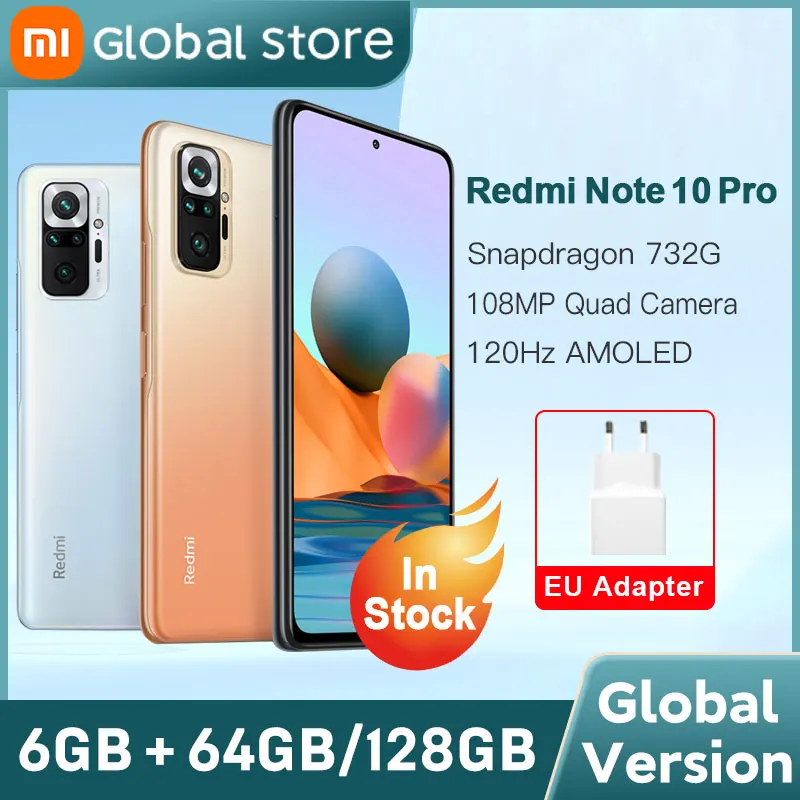 Xiaomi téléphone portable Redmi Note 10 Pro, Version