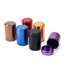 Маленькие контейнеры для чая из титанового сплава, контейнеры для чая, металлический маленький, ручной, для путешествий, упаковка чая, пустая Подарочная коробка, мини-банки