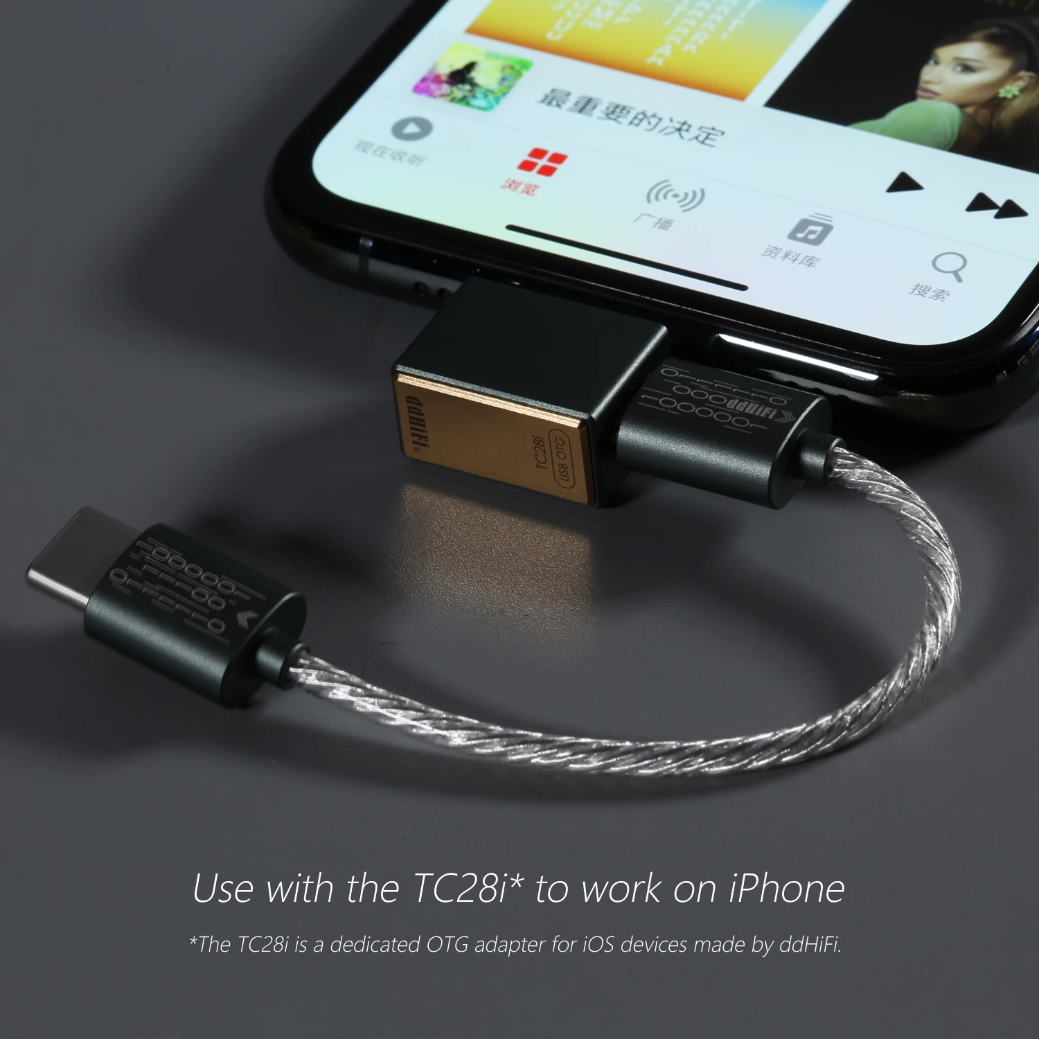 fêmea otg adaptador para aplicar fones de