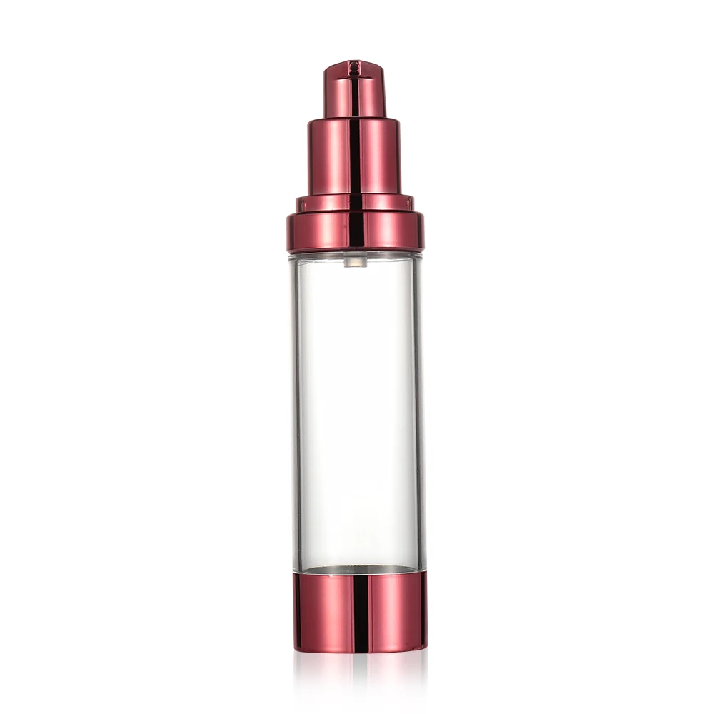 1PC Refillable Bottle Travel cosmetic packaging Empty airless pump plastic bottles vacuum pressure emulsion bottle with lotion p