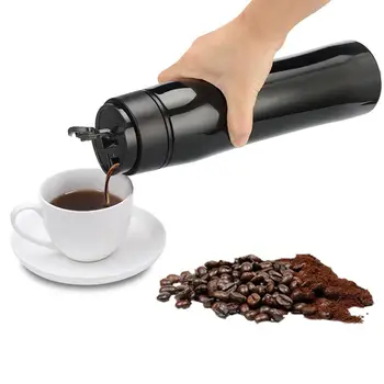 

Home Outdoor Travel Portable Press Pot Bottle Filter Coffee Maker Cup Teapots