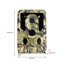 Следовая камера 12MP 1080P 3 сенсорные головки 34 светодиода инфракрасная охотничья камера ночного видения камера для дикой природы s