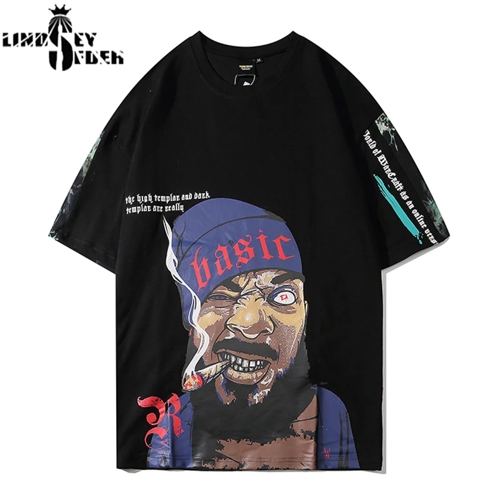 

Lindsey Seader Hip Hop T Shirt Men Rapper Singer RAP T-Shirts Harajuku 2020 Spring Summer Tshirt Short Sleeve Top Tee Cotton