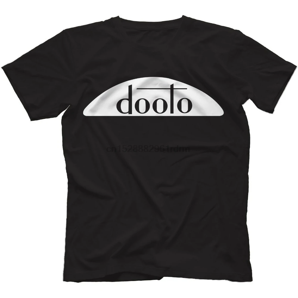 Harajuku/Новинка 2018 года футболка Dooto Records из 100% хлопка летние футболки с принтом
