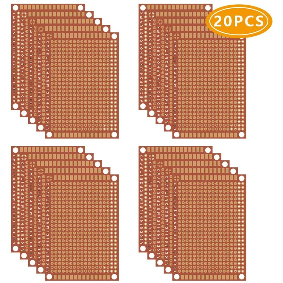 20 шт Медь Perfboard Бумага композитный PCB Панели 5 см x 7 универсальная макетная плата