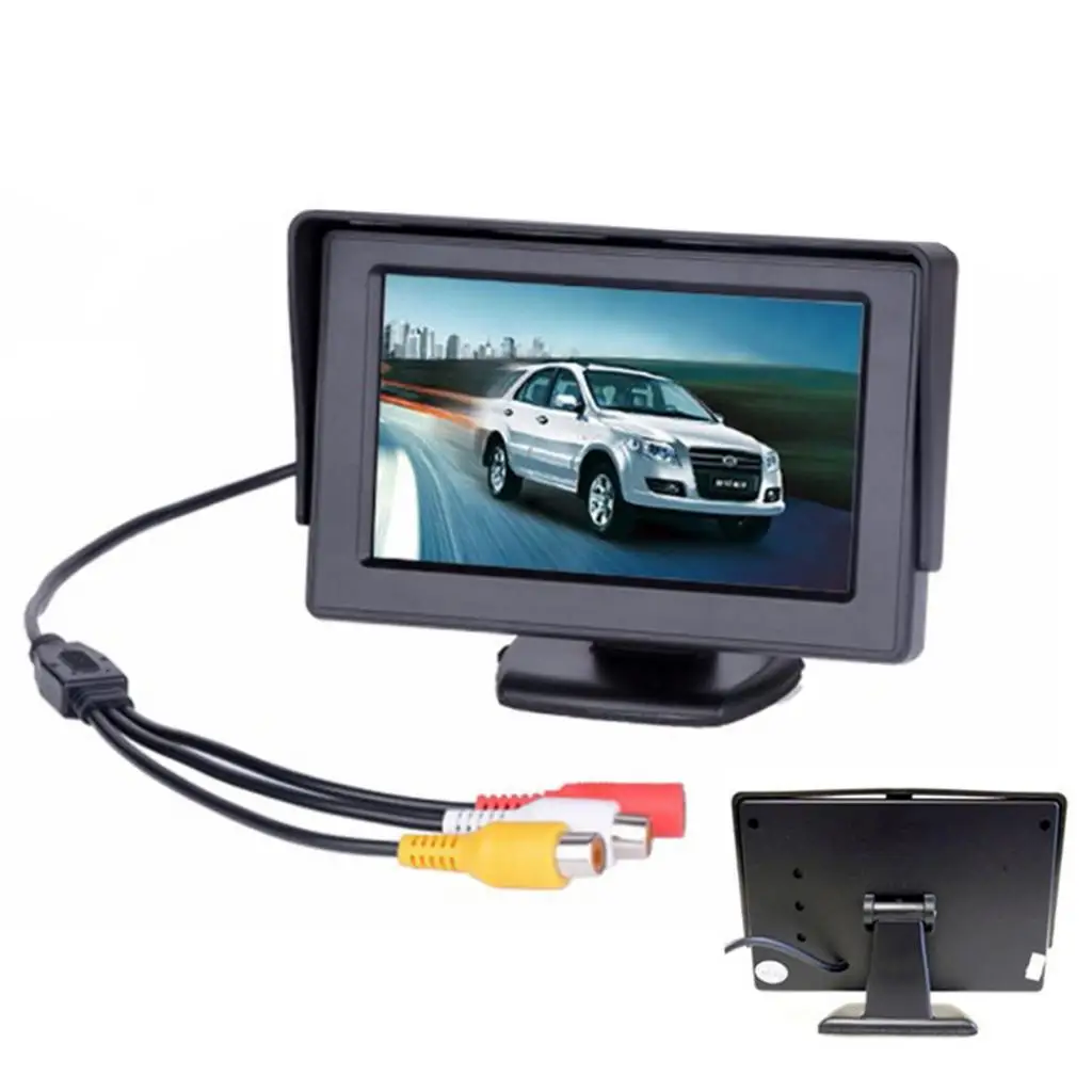 4.3 '' TFT-LCD Integrated Display With Black Reverse Camera Parking System