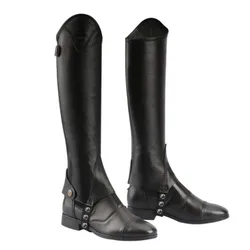 Cavassion half-chaps  Leather half-chaps for men and women, comfortable and breathable Knight equipment  Protect knight leg