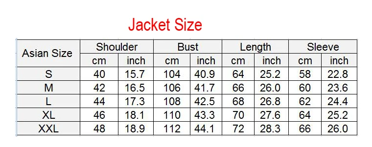 jacket-size