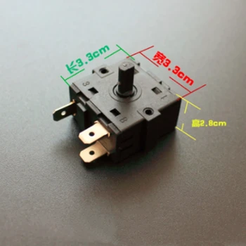 

3pcs Electric heating shift switch (3 interfaces), rotary switch, temperature control switch, 3 feet, 16A