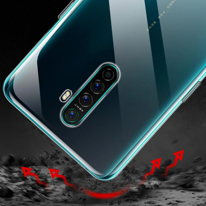 Мягкий ТПУ чехол для OPPO Realme C1 C2 X2 Pro XT K5 5 Pro прозрачный силиконовый чехол s прозрачный водонепроницаемый противоударный защитный чехол