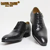 Men Leather Shoes Snake Skin Prints Luxury Mens Dress Shoes Classic Style Coffee Black Lace Up Pointed Toe Oxford Shoes For Men ► Photo 3/6