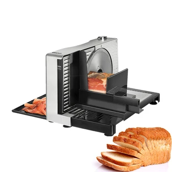

110v~240v Bread Meat Slicer Electric Cutting Machine Household Semi Automatic Toast Beef Vegetable Electric Slicer