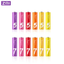 ZMI ZI7 ZI5 AA AAA 700mAh 1800mAh 1,2 V Ni-MH аккумулятор ZIM power Bank 2 заказа
