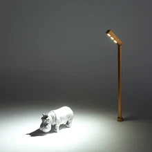 Качественный 3 Вт Светодиодный светильник CREE Pole, настольная подставка, витрина, Золотой корпус