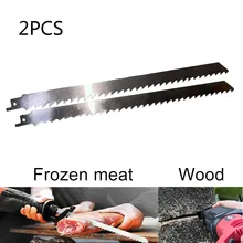 

2pcs Household Bone Cutting Machine Sawing Trotters Steak Ribs Frozen Meat Frozen Fish Bone Reciprocating Saw Blade Cutting Tool