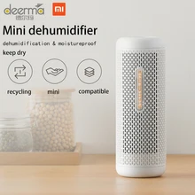 Deerma маленький мини-осушитель, влагопоглощающая емкость, Электрический Осушитель воздуха для дома в гардеробах, книжных шкафах