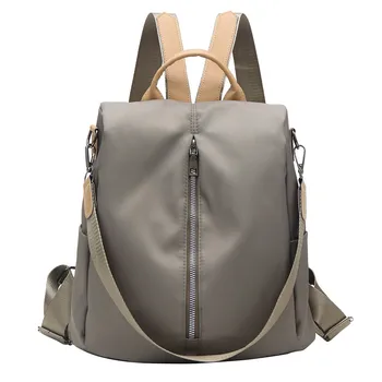 

Ladies Backpacks Large Capacity Women Satchel Famous Brand Solid School Bag For Teeanger Girls Bookbag Borse #T1G