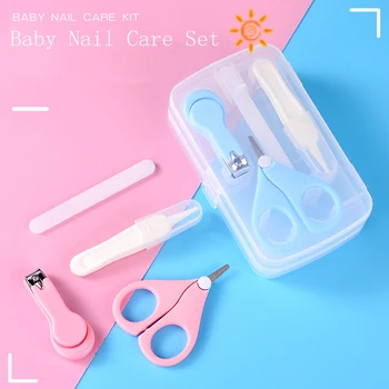 

Multicolor Baby Care Baby Nail Clipper Set Of 4 Baby Safety Nail Clippers Baby Nail File Combination Set