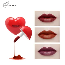 10 цветов блеска для губ NICEFACE водостойкий блеск красных макияж