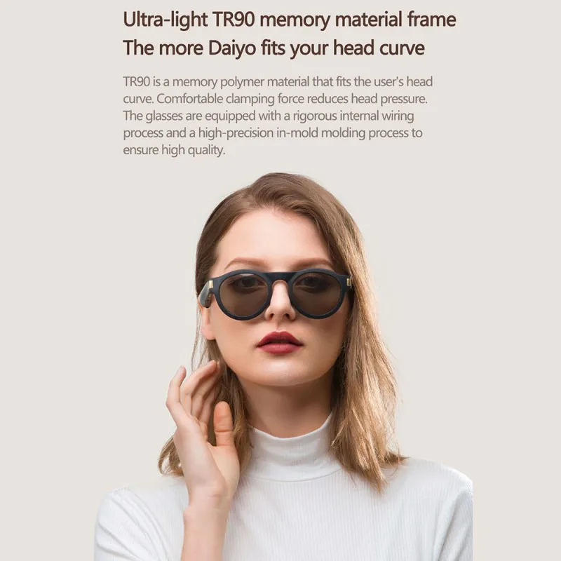 Bluetooth 5,0 гарнитура очки анти-синий светильник/УФ линзы свободные руки вызова музыка Спорт на открытом воздухе солнцезащитные очки высокого класса смарт-очки
