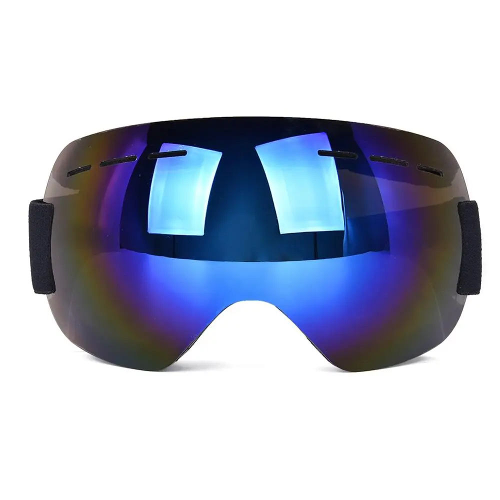 Для мотокросса и лыж Googles UV400 Анти-туман снег Спортивная маска для сноубординга очки для защиты от ветра Мотоцикл MX внедорожные шлемы велосипедные очки - Цвет: Синий