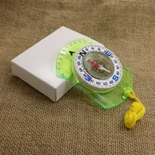 Открытый Компас Карта весы линейка красочный ручной тип акриловый направляющий инструмент с подвесным канатом для альпинизма L7375