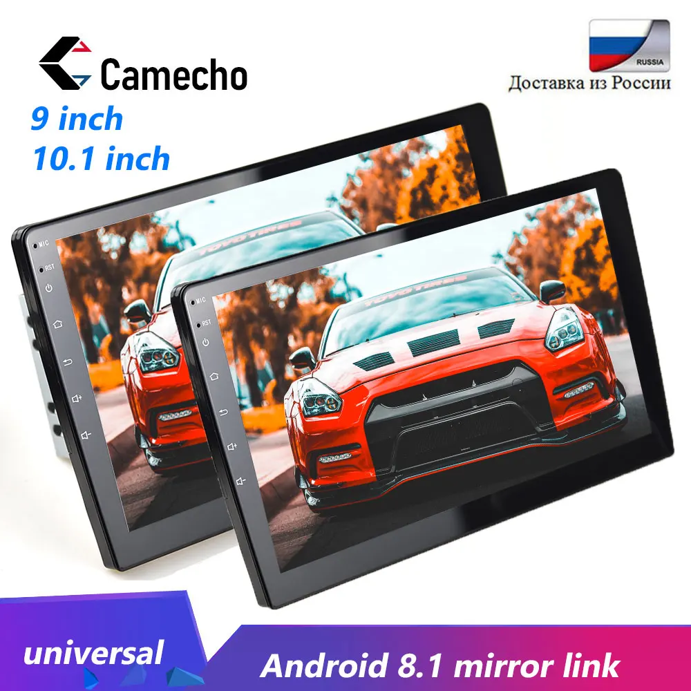 Camecho 9 10,1 дюймов Android Авторадио gps навигация автомобиля радио Мультимедиа Видео плеер Bluetooth wifi Зеркало Ссылка аудио стерео