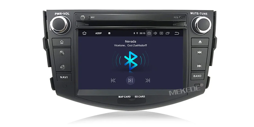 Top MEKEDE PX5 4+64G  android 9.0 car dvd gps navigation player For Toyota RAV4 Rav 4 2007-2011 car radio Multimedia stereo 8 core 12