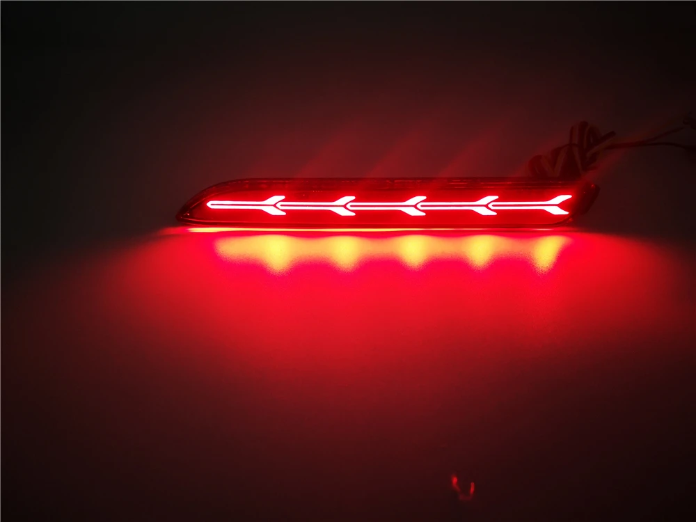 2 шт. светодиодный заднего бампера отражатель задний стоп-сигнал светильник бар для Toyota Harrier Sienna EZ для Toyota Alphard/Mark X Lexus IS-F GX470 RX300 5630