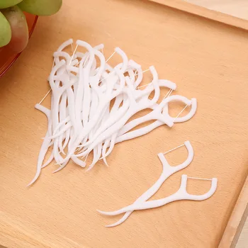 

A box of 40. Boxed dental floss sticks ultra-fine slippery dental floss family set bow tick cleaning interdental dental floss