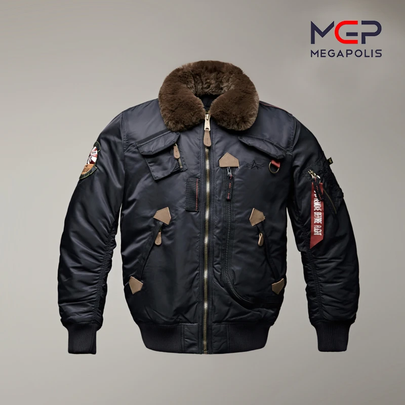 Men's winter short stylish jacket, insulated with sintepon 2021