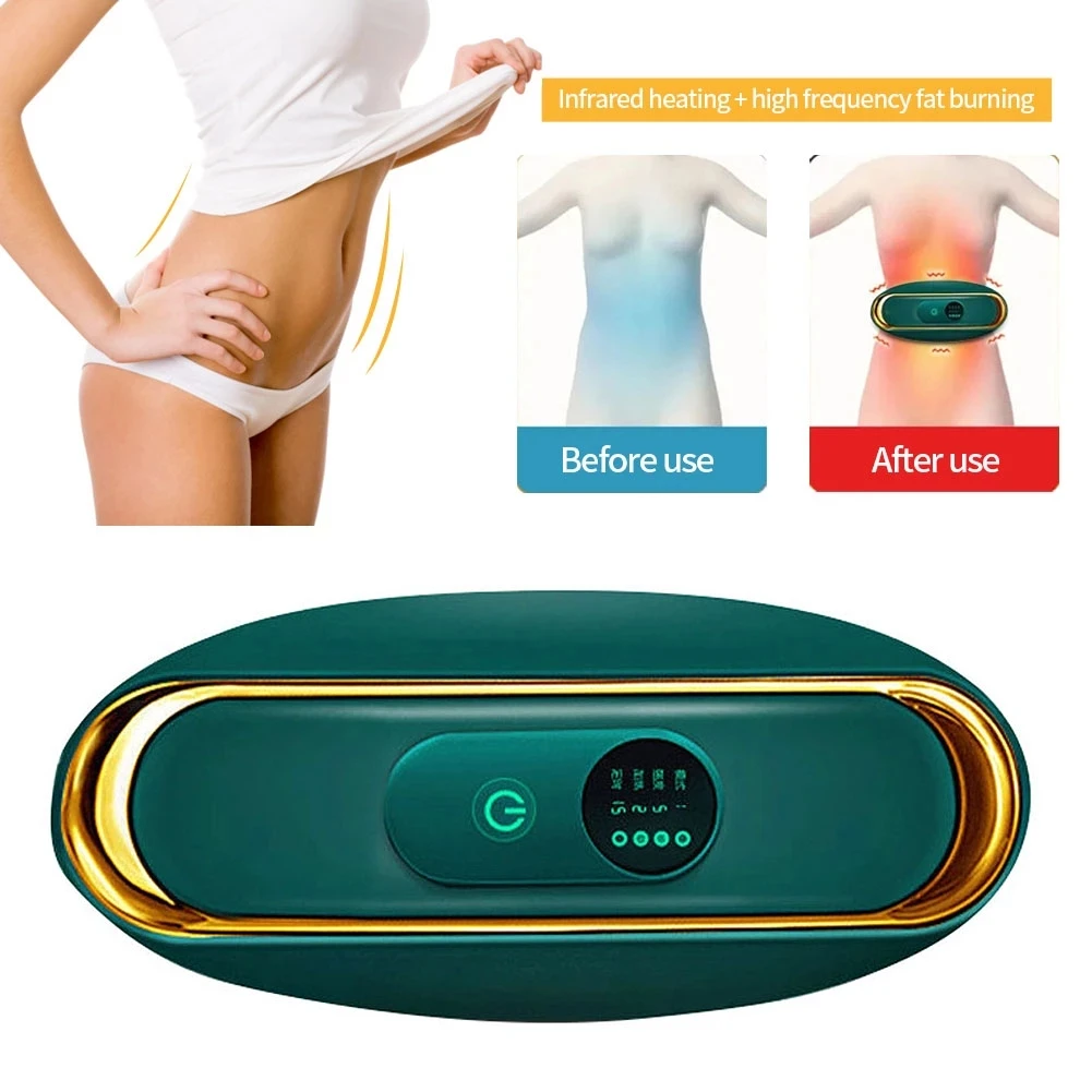 Body Slimming Massager Eletric Muscle Stimulator Cellulite Massager for Body Back Losing Weight Belly Slimming Belt Fat Burning