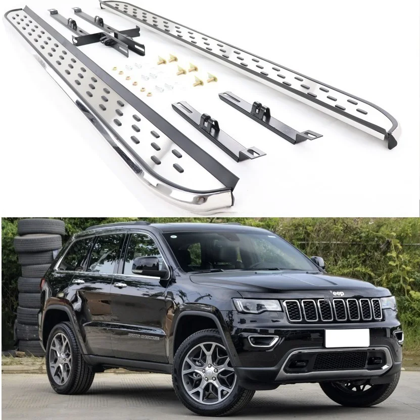 Алюминиевая Подножка для Jeep Grand cherokee 2012-2019 2020 2021 боковая подножка педаль nerf