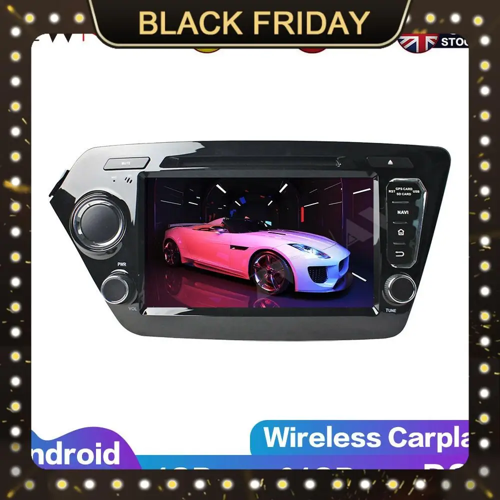 

Android 10 IPS Screen PX6 DSP For Kia K2 RIO 2010 2011 2012 2013 - 2017 Car DVD Player GPS Multimedia Player Radio Audio Stereo