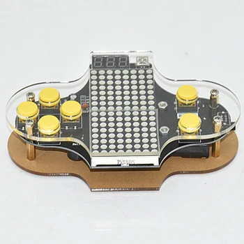 

Electronic DIY Game Console Kit V2 Soldering Practice Kit Open Source