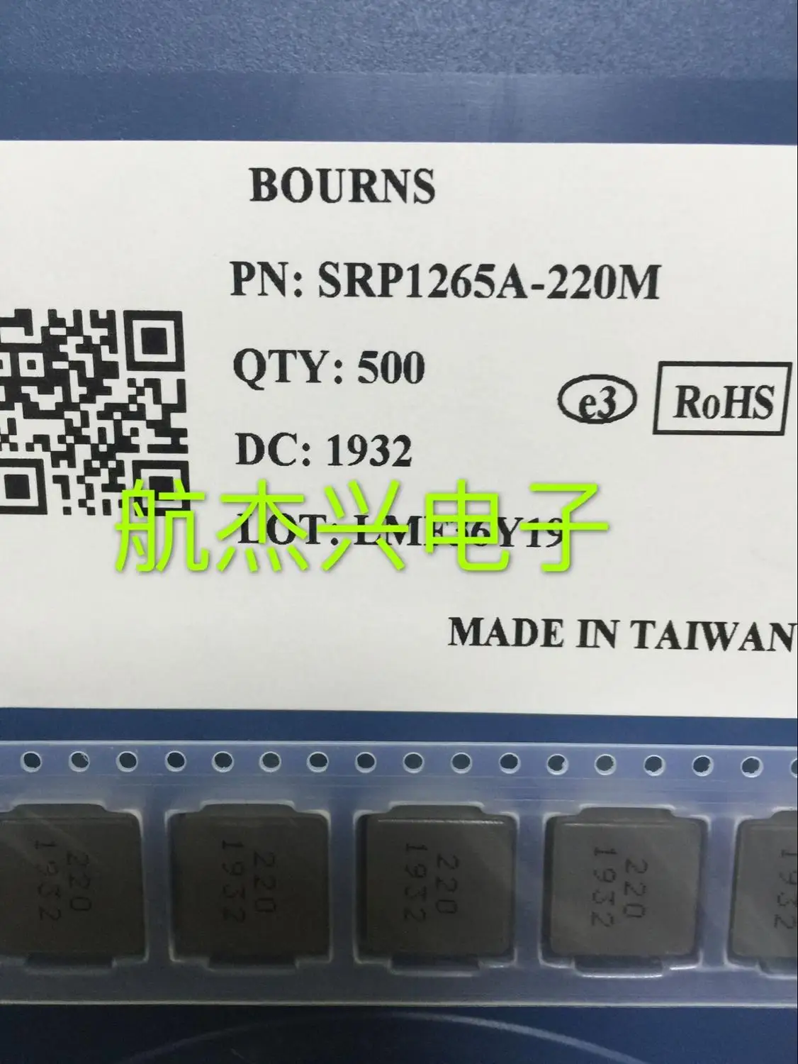 

Original new 100% integrated inductor high current 9A SRP1265A-220M 13*13*6.5MM 22UH