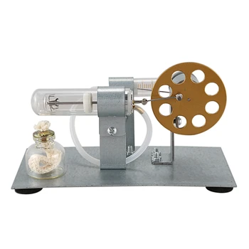 

Hot Air Stirling Engine Model Electric Generator Motor Physics Steam Power Toy