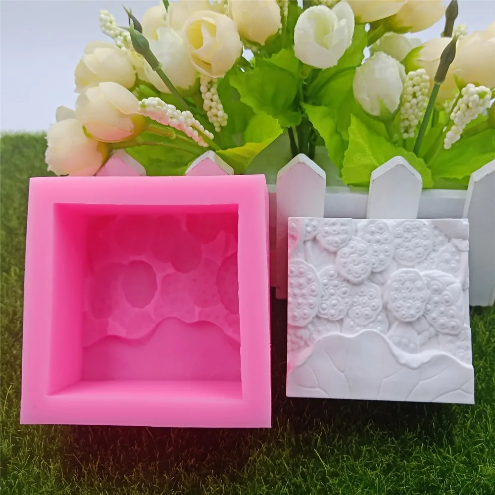 Лотоса Pod DIY мыло Бар Плесень силиконовые формы для мыла украшения формы для торта