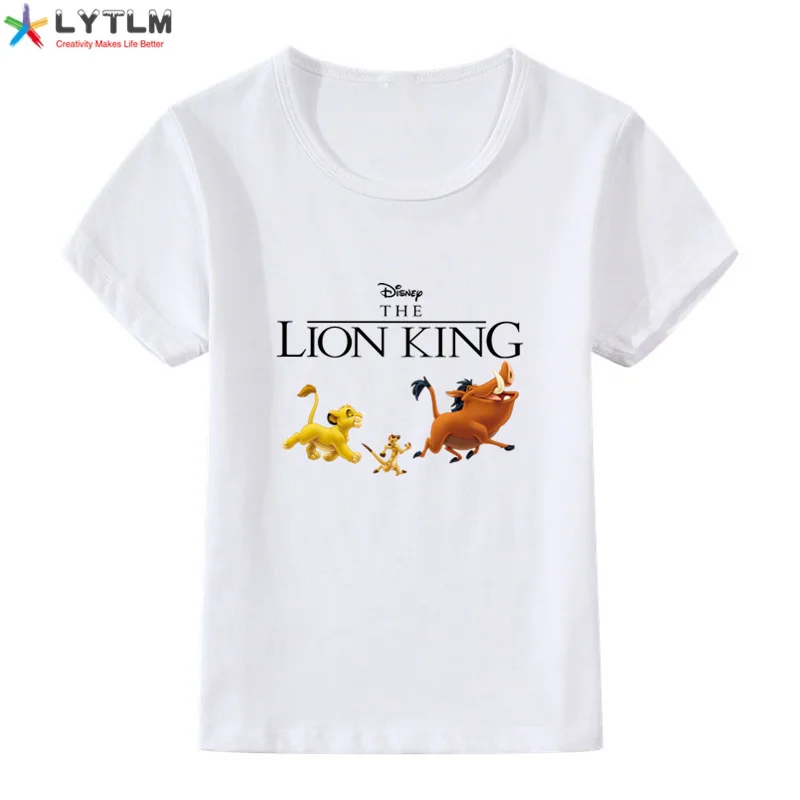 LYTLM Roi Lion/Детские топы для девочек, одежда для малышей с изображением короля льва, топ для маленьких девочек, футболка с длинными рукавами, Polera Manga Larga, Harajuku, футболка для мальчиков