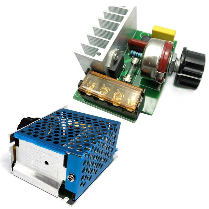 모터 속도 컨트롤러 4000W 가변 전압 레귤레이터 SCR 고전력 온도 조절기 조광기 컨트롤러