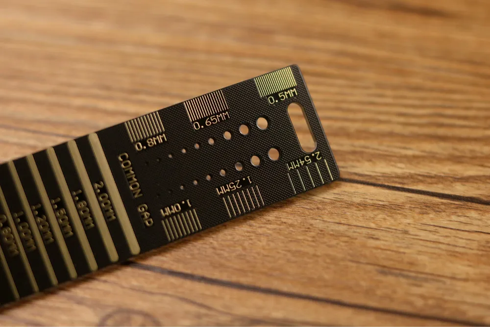 EleksMaker25cm Многофункциональный PCB линейка, измерительный инструмент резисторный конденсатор чип IC диод поверхностного монтажа транзистор посылка электронные фондовые