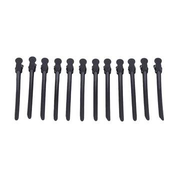 

12Pcs / Lot Makeup Hair Clip Large Hair Pins Haircut Accessories Hair Clip Headbands Solid Barrettes Cutting Clip For Women Hot