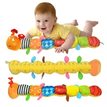 

Baby Toy Musical Rattle with Ring Bell Cute Cartoon Animal Plush Doll Early Educational
