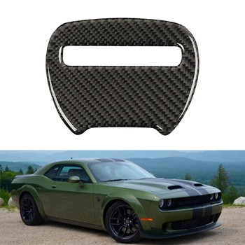 

for Dodge Challenger ABS Carbon Fiber Interior Steering Wheel Panel Trim Decor Cover Interior Stickers
