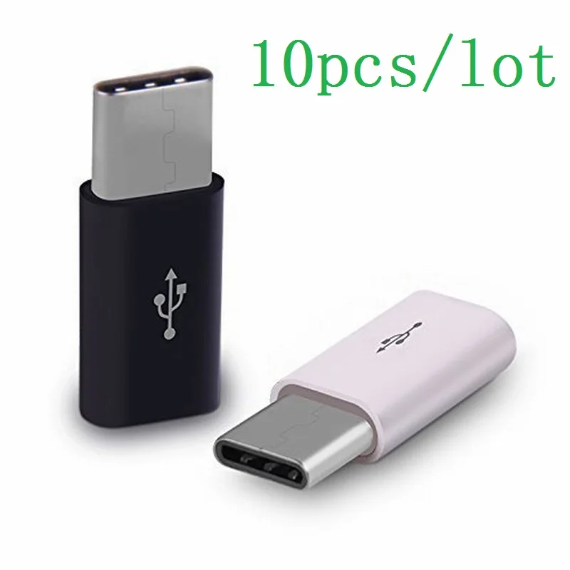 Адаптер 10 шт./лот типа C для Xiaomi Mi A1 5X Mi5X Mia1 Oneplus 3t 5 3 LG g5 Samsung S8 Plus адаптер Micro USB Type-c |