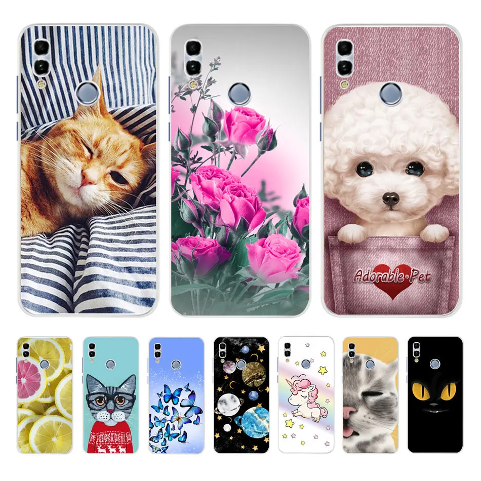 

For Coque Huawei Honor 10 Lite Case Soft Silicone Back Cover For Huawei Honor 10 Lite 10Lite Honor10 Funda Cute Cover Phone Case